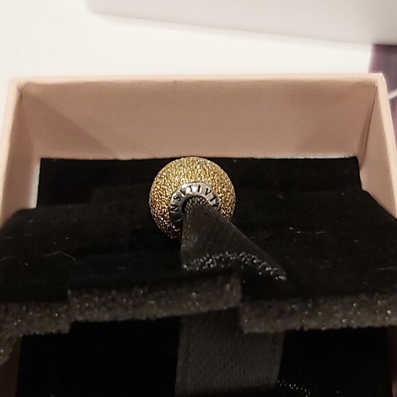 Authentic PANDORA *RETIRED* SS & 14kt Gold ESSENCE Sensitivity Charm 796051 - Picture 10 of 12